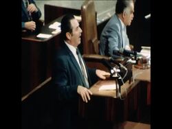 SYND 25 11 79 ABORTION DEBATE IN ISRAEL News Clip