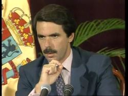 MEXICO: SPANISH PRIME MINISTER JOSE MARIA AZNAR PRESS CONFERENCE News Clip