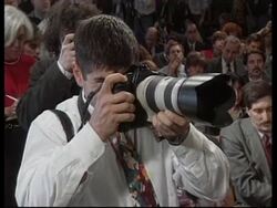 USA:  CLINTON ACCUSED OF COVER-UP OVER WHITE HOUSE AFFAIR News Clip