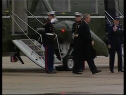 US president leaves for Crawford, Texas News Clip