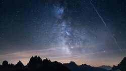 Milky Way, Time Lapse Stock Footage