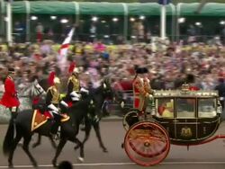 Sky News Royal Wedding Procession Footage News Clip