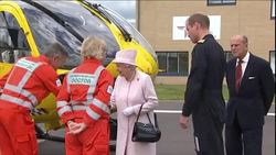 Royals Chat to East Anglian Air Ambulance Crew News Clip