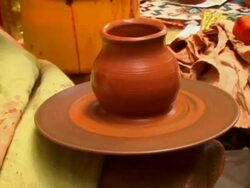 Making Pottery Stock Footage