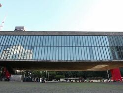 WS MASP Museum / Sao Paulo, Brazil Stock Footage