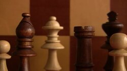 Chess Scene Stock Footage
