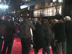 Daniel Craig at The Girl With The Dragon Tattoo: World Premiere at Odeon Leicester Square on December 12, 2011 in London, England (Footage by WireImage Video/Getty Images) Stock Footage