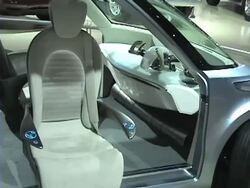 Toyota Fine-T concept car montage Stock Footage