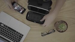 People Using Virtual Reality Stock Footage