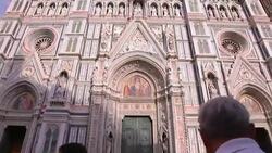 Cathedral Santa Maria del Fiore Florence Stock Footage