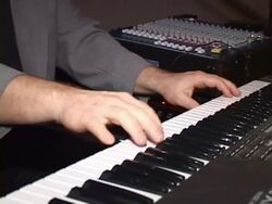Electric Piano Stock Footage
