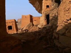 historically african village Stock Footage