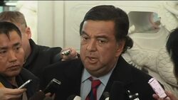 Briefing by US Governor Bill Richardson on arrival from Pyongyang News Clip