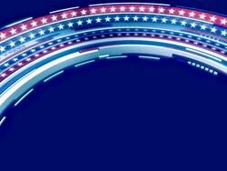 (Loop) USA Stars and Stripes Stock Footage