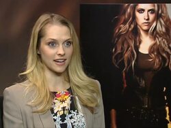 INTERVIEW: Teresa Palmer the suspense of which number she was and where was 'Number 5' at the I Am Number 4 Interviews at London England. (Footage by WireImage Video/GettyImages) Stock Footage