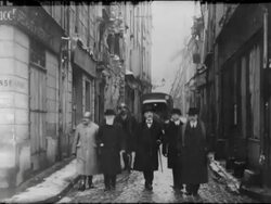WWI - French Laferre in Reims Stock Footage