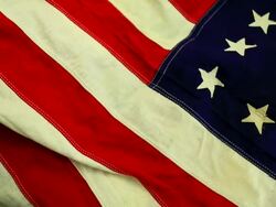 Vintage American Flag Stock Footage
