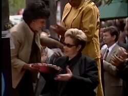 Dediction of Etta James's Walk of Fame Star Stock Footage