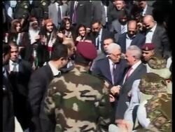 Palestinian president touring West Bank city of Hebron News Clip