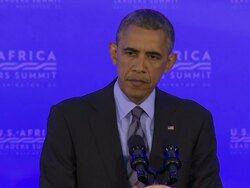 US President Barack Obama on Ebola Stock Footage