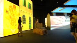 Launch of interactive Van Gogh exhibition in China News Clip