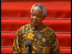 South Africa - Clinton and Mandela joint presser News Clip