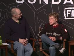 SPEECH - Robert Redford on appearing in an Stock Footage