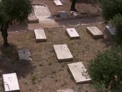 Graves in Jerusalem Stock Footage