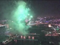 4th Of July Fireworks In Downtown Grand Rapids Stock Footage