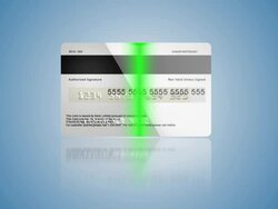 Credit Card Security (Loop) Stock Footage