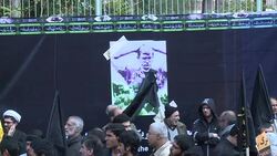 CLEAN : Anti US protest in Tehran for Ashura day of fall of US embassy News Clip