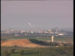 WRAP Israel agrees to "humanitarian corridor" ADDS Gaza smoke, rocket News Clip