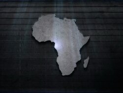 africa map wood Stock Footage