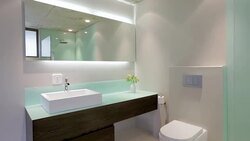 Modern bathroom Stock Footage