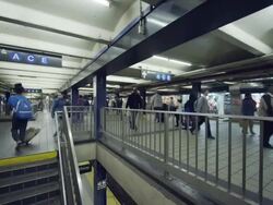 Subway interior NYC Stock Footage
