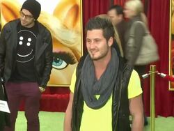 Val Chmerkovskiy at the The World Premiere of Walt Disney's 'The Muppets' at Hollywood CA. (Footage by WireImage Video/Getty Images Entertainment Video) Stock Footage