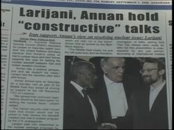 Iranians react to Annan visit News Clip