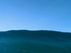 Shot in Indonesia from the water. Wave barrels over camera. Stock Footage