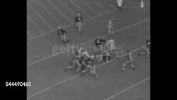 Columbia University plays West Point, 1938 News Clip