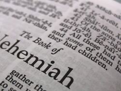 HD 1080i The Book of Nehemiah Stock Footage