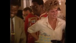 Princess Diana's Royal visit to Zimbabwe 1993 News Clip