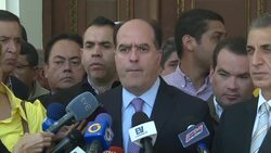 CLEAN : Venezuela must put feet down says opposition leader News Clip