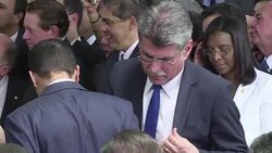 CLEAN : FILE: Corruption probes target nine Brazilian ministers News Clip