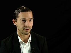 INTERVIEW: Shia LaBeouf on how the role changed his attitude, crime journalism, his research at The Company You Keep Interviews: 69th Venice Films Festival on September 06, 2012 in Venice, Italy (Footage by WireImage Video/Getty Images) Stock Footage