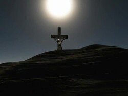Jesus cross Stock Footage