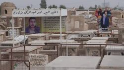 'World's largest' cemetery struggles to meet demand amid Islamic State violence News Clip