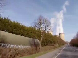 Drax Electricity Generating Power Station. Stock Footage
