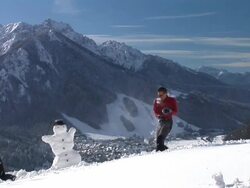 HD: Snowball Fight Stock Footage