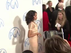 Kerry Washington at the 2011 Producers Guild Awards at Beverly Hills CA. (Footage by WireImage Video/GettyImages) Stock Footage