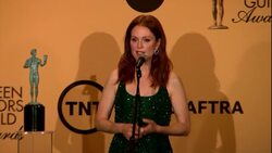 J.K. Simmons, Julianne Moore and Eddie Redmayne talk Oscar prospects at SAGs News Clip
